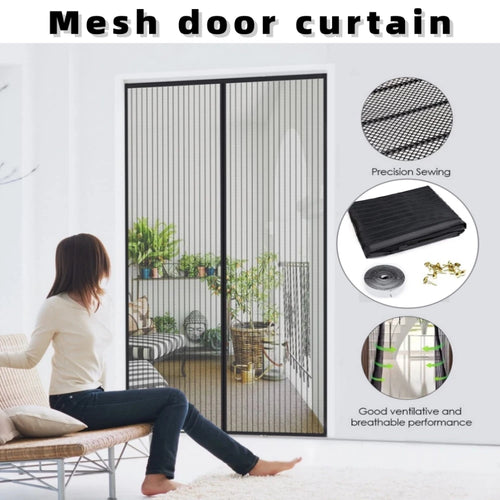 Magnetic Screen Door – Auto Close, Bug-Free Home