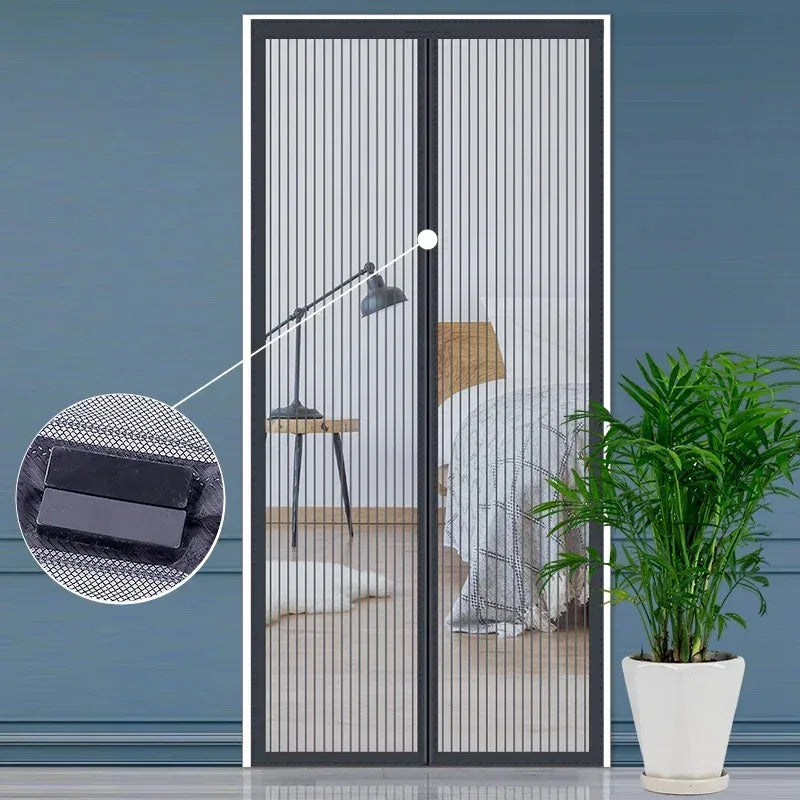 Magnetic Window & Door Screen – Auto Close, Bug-Free Home