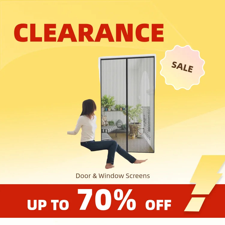 Magnetic Screen Door – Auto Close, Bug-Free Home