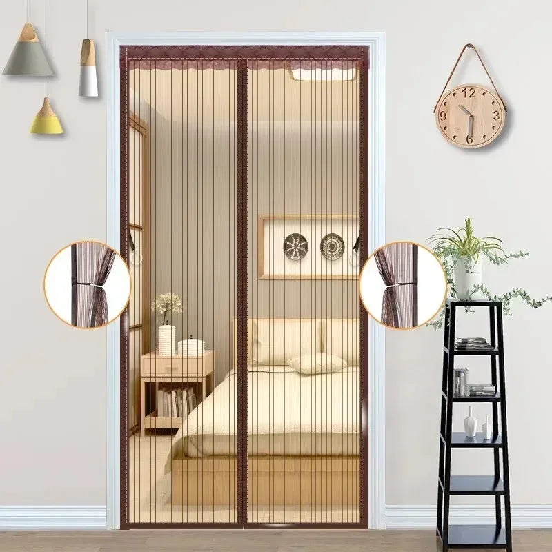 Hands-Free Magnetic Screen Door – Auto Close, Bug-Free Home