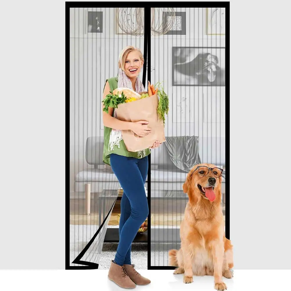 Hands-Free Magnetic Screen Door – Auto Close Design