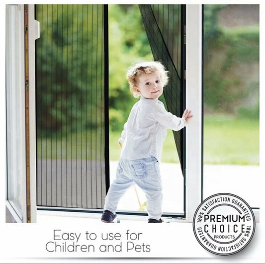 BreezeGuard™ Auto Magnetic Screen Door